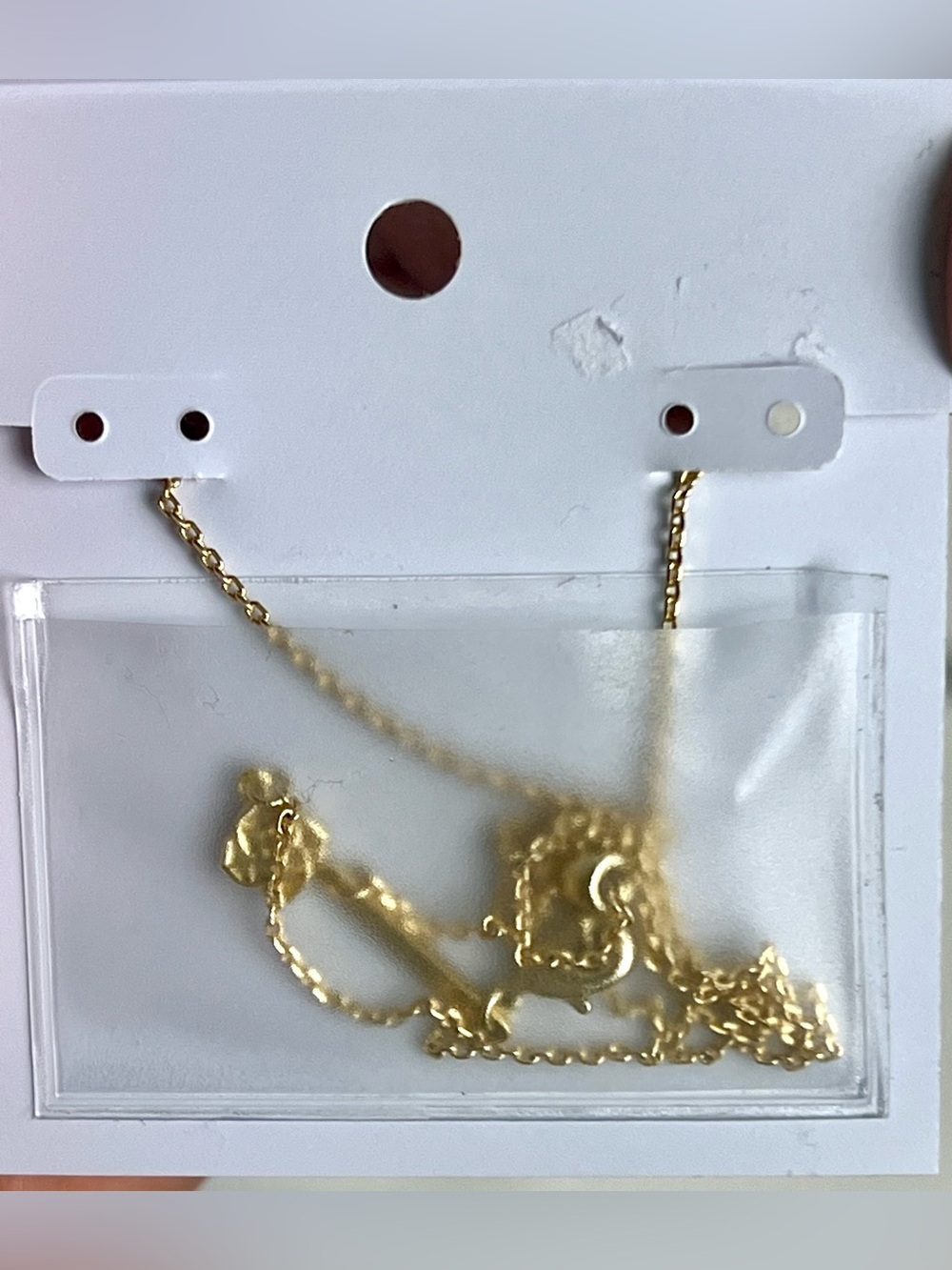 Kendra Scott Lindy Rae Elisa Gold Short Pendant Necklace - Picture 6 of 7